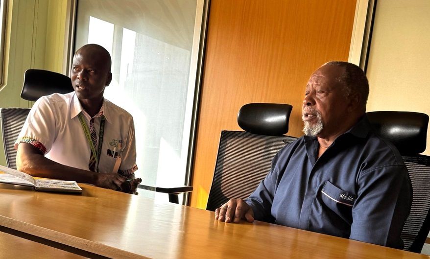 Prof. Philliph Mutisya of Diaspora University meets KCB Bankers in Nairobi