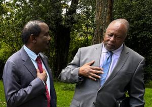 Prof. Mutisya Talks to H.E Kalonzo Musyoka on Jobs Creation