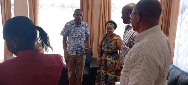 Gov. Mwadime Meets Prof. Rose Lugano of Florida, a Diaspora University Founder