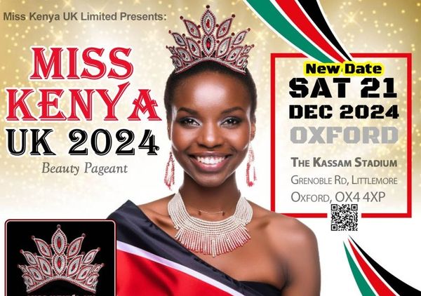 Miss Kenya UK Pageant, 21st Dec 2024.