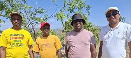 Nelson Mwende & Ndara B Members Open Ndara B Research Farm